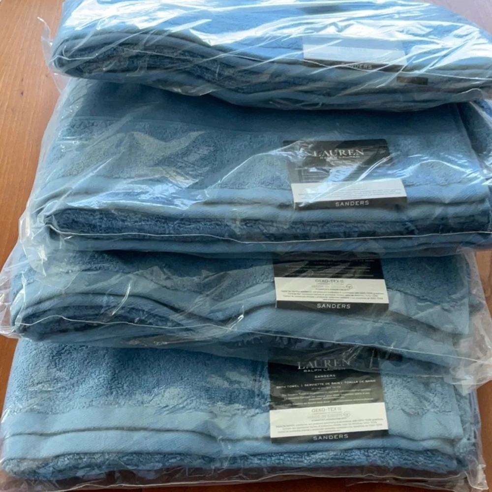 Lauren Ralph Lauren Sanders Blue Slate Towels